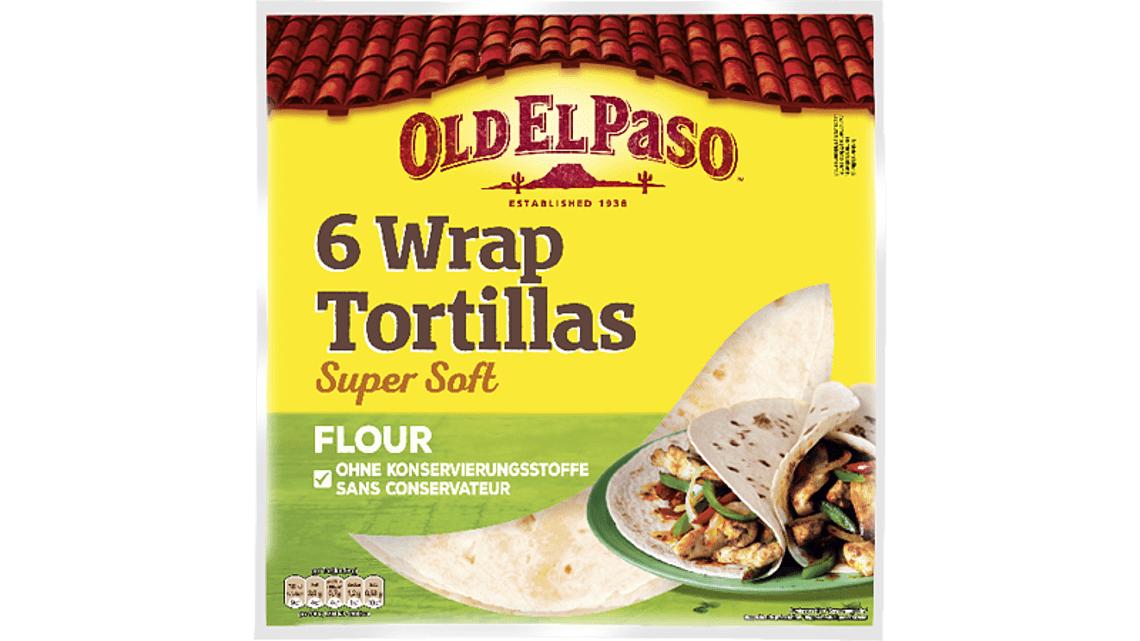 6 Soft Wrap Tortillas